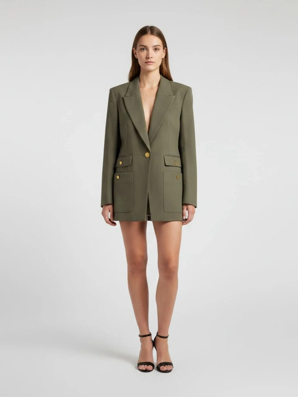 J. Crew Green Tollegno 1900 Wool Blazer | Women’s Regular 2